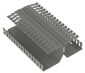 "PanelMax DRD33LG6 DIN Rail Duct, Lt Gray, PVC, 3.14""x7.25"", PK6"