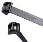 "Dura-Ty DT4EH-L0 Dura-Ty Cable Tie, Black, Acetal, UV, 13.5""L, 250lb, PK50"