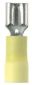 "Pan-Term DV10-250-D Disconnect, Yellow, Vinyl, 10-12 AWG, 0.25"" Tab, PK500"