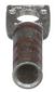 "Pan-Lug LCB2-56-Q Comp. Lug, Tin Plt Copper, Strt, One 0.31"" Stud, PK25"