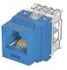 UTP RJ45 Cat 6 Punchdown Keystone Jack Module, BU