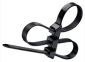 "Pan-Ty PLT1.5I-C30 Cable Tie, Black, High Heat PA6.6, 5.6""L, 40lb, PK100"