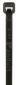 "Cable Tie, Black, UV Polypropylene, 5.6""L (142 mm), 18lb, PK1000"