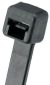 "Pan-Ty PLT1.5I-M300 Cable Tie, Black, High Heat UV PA6.6, 5.6""L, 40lb, PK1000"