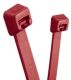 "Pan-Ty PLT1M-C702Y Cable Tie, Maroon, HALAR, Heat and UV, 4""L, 18lb, PK100"