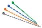 "Cable Tie, Slate/White Striped, PA6.6, 4.0""L (102 mm), 18lb, PK50"