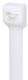 "Pan-Ty PLT1M-M69 Cable Tie, Ivory, Flame Retardant PA6.6, 3.9""L, 18lb, PK1000"