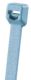 "Pan-Ty PLT3S-C86 Cable Tie, Light Blue, Met Det PA6.6, 11.5""L, 50lb, PK100"