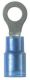 Pan-Term PN14-10RX-C Ring Terminal, Expanded, Blue, Nylon, 14-18 AWG, #10 Stud