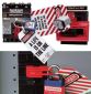 "PSL-CB Circuit Breaker Lockout, Nylon, Red, 2.05"" x 0.75"", 1 Pack"