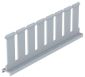 "Panduct SD3H6 Divider Wall, Lt Gray, PVC, 2.74""x0.75"", 3"" Duct H, PK6"