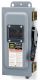 Safety switch, heavy duty, non fusible, 100A, 600VAC, 600VDC, 3 poles, 100hp, NEMA 12K, Appleton Powertite receptacle