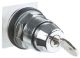 Key selector switch head, Harmony 9001K, metal, key switch, 30mm, key E16, 2 positions, stay put
