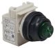 Pilot light, Harmony 9001SK, plastic, polycarbonate, fresnel lens, red, 30mm, LED red, 110...120V