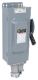 Safety switch, heavy duty, non fusible, 100A, 600VAC/DC, 3 poles, 100HP, NEMA 12K, Crouse-Hinds Arktite