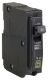 Mini circuit breaker, QO, 10A, 1 pole, 120/240VAC, 10kA, plug in