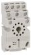 Plug in relay, Type N, relay socket, 11 tubular pin, double tier, for 8510KP relays and 9050JCK timers, bulk packaged