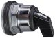 30mm push button, Type K, 3 position selector switch, 6A inductive at 120VAC, 2NO/2NC contacts, black knob, NEMA 4, 13