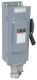 Safety switch, heavy duty, non fusible, 100A, 600VAC/DC, 3 poles, 100HP, NEMA 12K, Crouse-Hinds Arktite