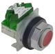 Illuminated push-button, Harmony 9001K, metal, mushroom 41mm, red, 30mm, 2 positions, push-pull, 24-28V, 1 NC late + 1 NC