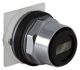 Selector switch head, Harmony 9001K, metal, without handle, 30mm, 3 positions, return both sides to center