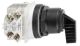 Selector switch head, Harmony 9001SK, plastic, long handle, black, 30mm, 2 positions, stay put