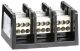 Power distribution block, Linergy, 3 pole, 1 line, 6 load, 335A Cu, 270A Al, 600V