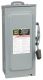 Safety switch, general duty, fusible, 60A, 3 pole, 15hp, 240VAC, NEMA 3R, bolt on provision, neutral factory installed