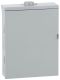 Load center, Homeline, 1 phase, 12 spaces, 24 circuits, 100A convertible main breaker, PoN, NEMA3R