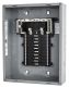 Load center, QO, 1 phase, 12 spaces, 12 circuits, 125A convertible main lugs, PoN, NEMA1, gnd bar, UL