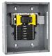 Load center, QO, 1 phase, 20 spaces, 24 circuits, 100A convertible main breaker, PoN, NEMA1