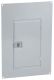 Replacement cover, QO, for 24 space load center, surface, gray