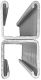 HALF SLOT CHNL BK-BK 12GA 20FT SS