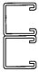 CHNL SIDE-SIDE  12GA 10FT PG STL